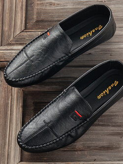 รองเท้าโลฟเฟอร์ชาย รองเท้าผู้ชาย รองเท้าแฟชั่นชาย รองเท้าหนังผู้ชาย Men Loafer Slip-On Shoes