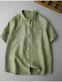 เสื้อลินิน แบบเสื้อสวยๆ เสื้อผ้าฝ้ายลินิน เสื้อเชิ้ตผ้าลินิน BY LININ