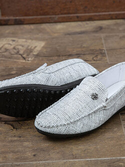รองเท้าโลฟเฟอร์ชาย รองเท้าผู้ชาย รองเท้าแฟชั่นชาย รองเท้าหนังผู้ชาย Men Loafer Slip-On Shoes
