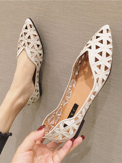 รองเท้าคัทชูผู้หญิง รองเท้าส้นแบนผู้หญิง