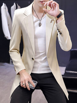 สูท Blazers ผู้ชาย เสื้อคลุมสไตล์สูท สำหรับผู้ชาย