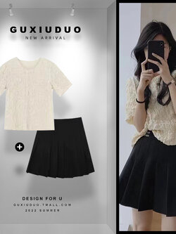 เดรสแขนสั้นมีไซส์L-4XLอก38-47นิ้ว