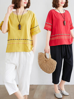 เสื้อผ้าฝ้ายสไตล์วินเทจ ใส่ตั้งแต่สาวผอม-สาวอวบ น้ำหนักตัว50-90 กิโลกรัม By Meimei plus size