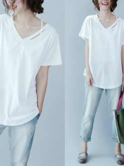 JY25116#เสื้อOversizeสไตล์เกาหลี เสื้อโอเวอร์ไซส์แต่งลายแนวๆ อก*100ซม.ขึ้นไปประมาณ40-42นิ้วขึ้น