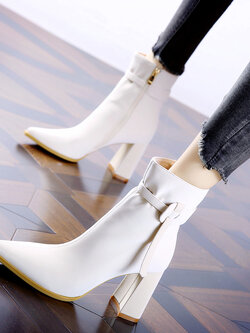 รองเท้าบูทแฟชั่นหญิง มีขนาดให้สั่งซื้อ 35 36 37 38 39 40