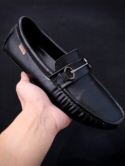 รองเท้าหนังผู้ชาย มีไซส์39-44 รองเท้าโลฟเฟอร์ชาย Slip-On Shoes