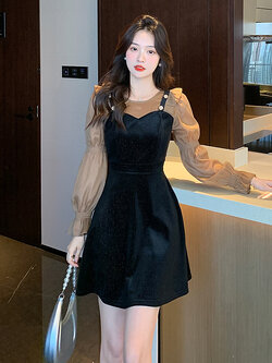 แบบชุดเดรสสวยๆ ชุดเดรสน่ารักๆสไตล์เกาหลี