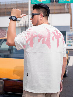 เสื้อยืดผู้ชายอ้วน S-5XL(อกเสื้อ39-51นิ้ว)