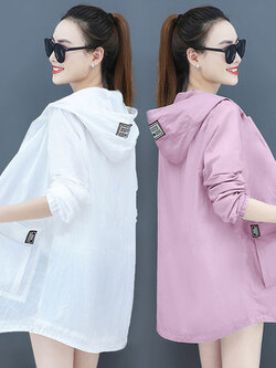 เสื้อคลุมกันแดด UV เสื้อคลุมแจ็คเก็ต เสื้อคลุมป้องกันแดด เสื้อแจ๊คเก็ตแขนยาวกันแดดและยูวี