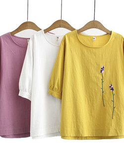 เสื้อลินินสไตล์ผู้ใหญ่ เสื้อคุณแม่ เสื้อผู้ใหญ่ แบรนด์ LININ