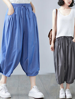 กางเกงยีนส์ญี่ปุ่น กางเกงยีนส์เอวยืด กางเกงยีนส์ขายาว By LZcotton and linen