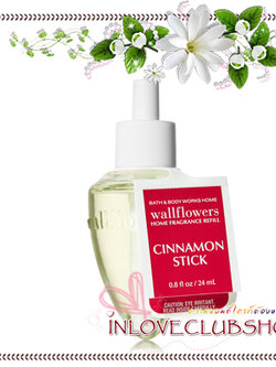 Bath & Body Works / Wallflowers Fragrance Refill 24 ml. (Cinnamon Stick)