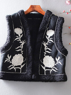 เสื้อลินิน เสื้อผ้าฝ้ายลินิน เสื้อเชิ้ตผ้าลินิน ปักลายสวยๆด้วยด้าย สไตล์VINTAGE