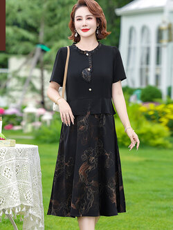 เสื้อผ้าคุณแม่วัย 60 เสื้อคนแก่ผู้หญิงวัย60