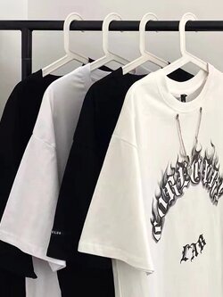 เสื้อยืดผู้ชายอ้วน S-5XL(อกเสื้อ39-51นิ้ว)