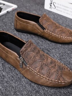 รองเท้าหนังผู้ชาย มีไซส์39-44 รองเท้าโลฟเฟอร์ชาย Slip-On Shoes