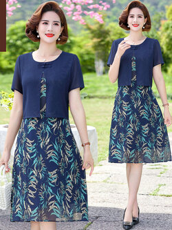 เดรสวัยผู้ใหญ่40-60ปี เดรสคุณแม่ ชุดเดรสทำงานวัยผู้ใหญ่ แบรนด์ MAMA DRESS