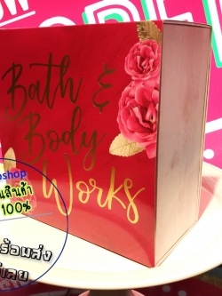 Bath & Body Works / กล่องของขวัญ (ลายดอกไม้สีแดง)