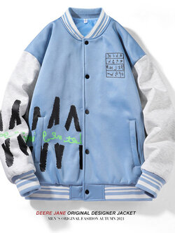 เสื้อแจ็คเก็ตเบสบอล เสื้อคลุม เสื้อแขนยาวสไตล์เกาหลี