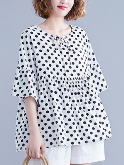 เสื้อOVERSIZE ใส่ตั้งแต่สาวผอม-สาวอวบ น้ำหนักตัว50-100กิโลกรัม