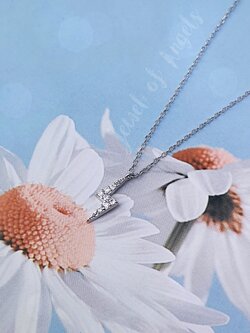 สร้อยคอสั้นเงินแท้ S925 รุ่น Flashing สร้อยลายโซ่ จี้สายฟ้าเพชรCZ สร้อยคอแฟชั่น silver925