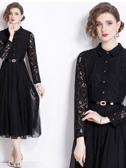 เดรสสีดำสุภาพ เรียบหรู ดูดี เหมาะกับทุกโอกาส | เดรสผู้หญิงแฟชั่นสุภาพ