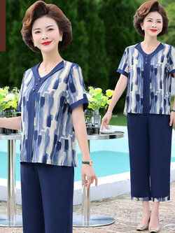 เสื้อผ้าคุณแม่วัย 60 เสื้อคนแก่ผู้หญิงวัย60