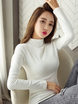 เสื้อยืดคอตตอน เสื้อยืดสไตล์เกาหลี