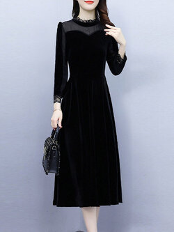 เดรสวัยผู้ใหญ่40-60ปี เดรสคุณแม่ ชุดเดรสทำงานวัยผู้ใหญ่ แบรนด์ MAMA DRESS