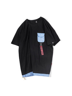 เสื้อยืดผู้ชายอ้วน S-5XL(อกเสื้อ39-51นิ้ว)