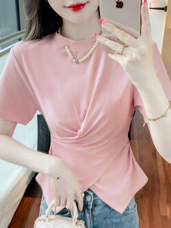 เสื้อผ้าวัยรุ่นเกาหลี เสื้อยืดวัยรุ่นผู้หญิง มีขนาด S M L XL