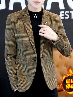 สูท Blazers ผู้ชาย เสื้อคลุมสไตล์สูท สำหรับผู้ชาย