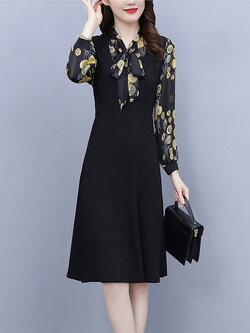 เดรสวัยผู้ใหญ่40-60ปี เดรสคุณแม่ ชุดเดรสทำงานวัยผู้ใหญ่ แบรนด์ MAMA DRESS