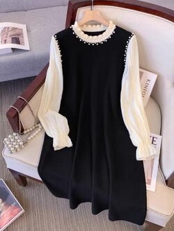 เดรสสีดำสุภาพ เรียบหรู ดูดี เหมาะกับทุกโอกาส | เดรสผู้หญิงแฟชั่นสุภาพ