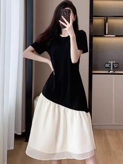 เดรสสีดำสุภาพ เรียบหรู ดูดี เหมาะกับทุกโอกาส | เดรสผู้หญิงแฟชั่นสุภาพ