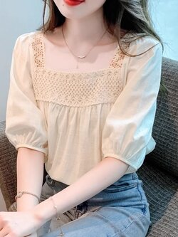 เสื้อเชิ้ตผู้หญิงใส่ทํางาน 390 บาทต่อชิ้น ฟรีค่าจัดส่ง