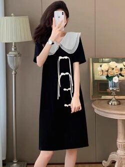 เดรสสีดำสุภาพ เรียบหรู ดูดี เหมาะกับทุกโอกาส | เดรสผู้หญิงแฟชั่นสุภาพ