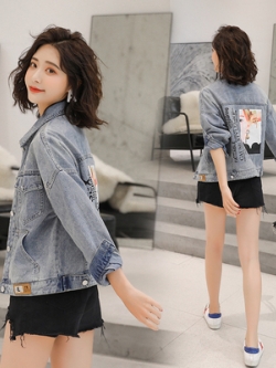 เสื้อแจ็คเก็ตยีนส์ เสื้อยีนส์ผู้หญิงเทห์ๆ