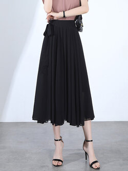 กระโปรงยาว กระโปรงยาวทรงเอ กระโปรงทำงาน