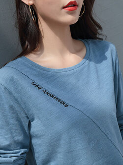 เสื้อยืดแขนยาวแฟชั่น เสื้อยืด T-shirt แขนยาว