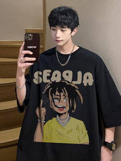 เสื้อยืดผู้ชายอ้วน S-5XL(อกเสื้อ39-51นิ้ว)