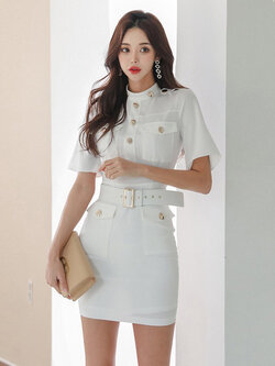 ชุดเดรสรัดรูป ชุดเดรสรัดรูปยาว เดรสเซ็กส์ซี่ By.SHACOS