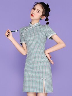 ชุดเดรสคอจีนสวยๆ ชุดแซกคอจีน ลูกไม้ ชุดคอจีนสวยๆ เสื้อกี่เพ้า คอจีน