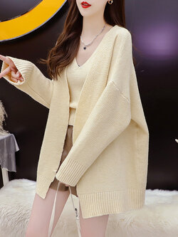 เสื้อไหมพรม เสื้อไหมพรมแขนยาว 38-44 นิ้ว ฟรีไซส์