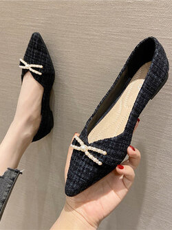 รองเท้าคัทชูผู้หญิง รองเท้าส้นแบนผู้หญิง