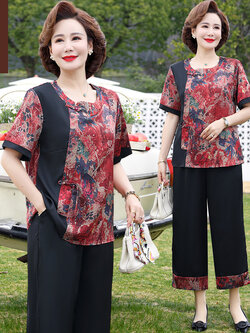 เสื้อผ้าคุณแม่วัย 60 เสื้อคนแก่ผู้หญิงวัย60