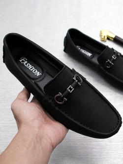 รองเท้าโลฟเฟอร์ชาย รองเท้าผู้ชาย รองเท้าแฟชั่นชาย รองเท้าหนังผู้ชาย Men Loafer Slip-On Shoes