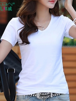 เสื้อยืดแฟชั่น Spring new Korean wave sleeve t-shirt