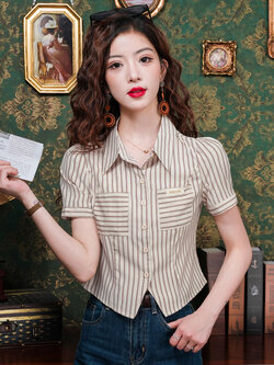 เสื้อเชิ้ตผู้หญิงใส่ทํางาน 390 บาทต่อชิ้น ฟรีค่าจัดส่ง