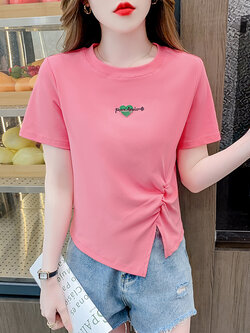 เสื้อผ้าวัยรุ่นเกาหลี เสื้อยืดวัยรุ่นผู้หญิง มีขนาด S M L XL